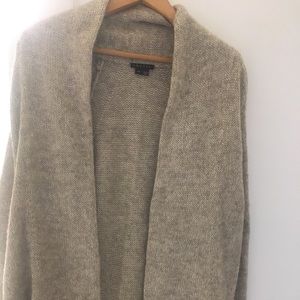 Theory open front sweater